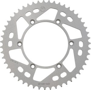 MOOSE RACING Rear Aluminum Sprocket Silver 