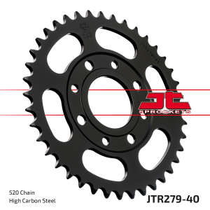 JT SPROCKETS Rear Sprocket Black 