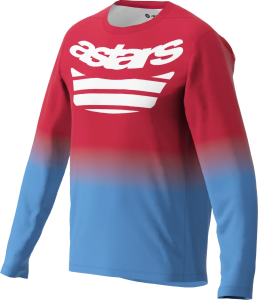 Tricou cu mâneci lungi A-Dura Astars 2.0, roșu, nordicamoto.ro