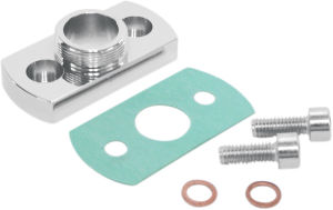 Fuel Valve Adapter Plate Chrome