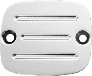 Master Cylinder Cover With Milled Lines Silver, 3, nordicamoto.ro