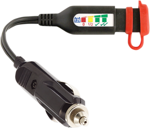 In-line Battery Status / Charge System Monitor Black